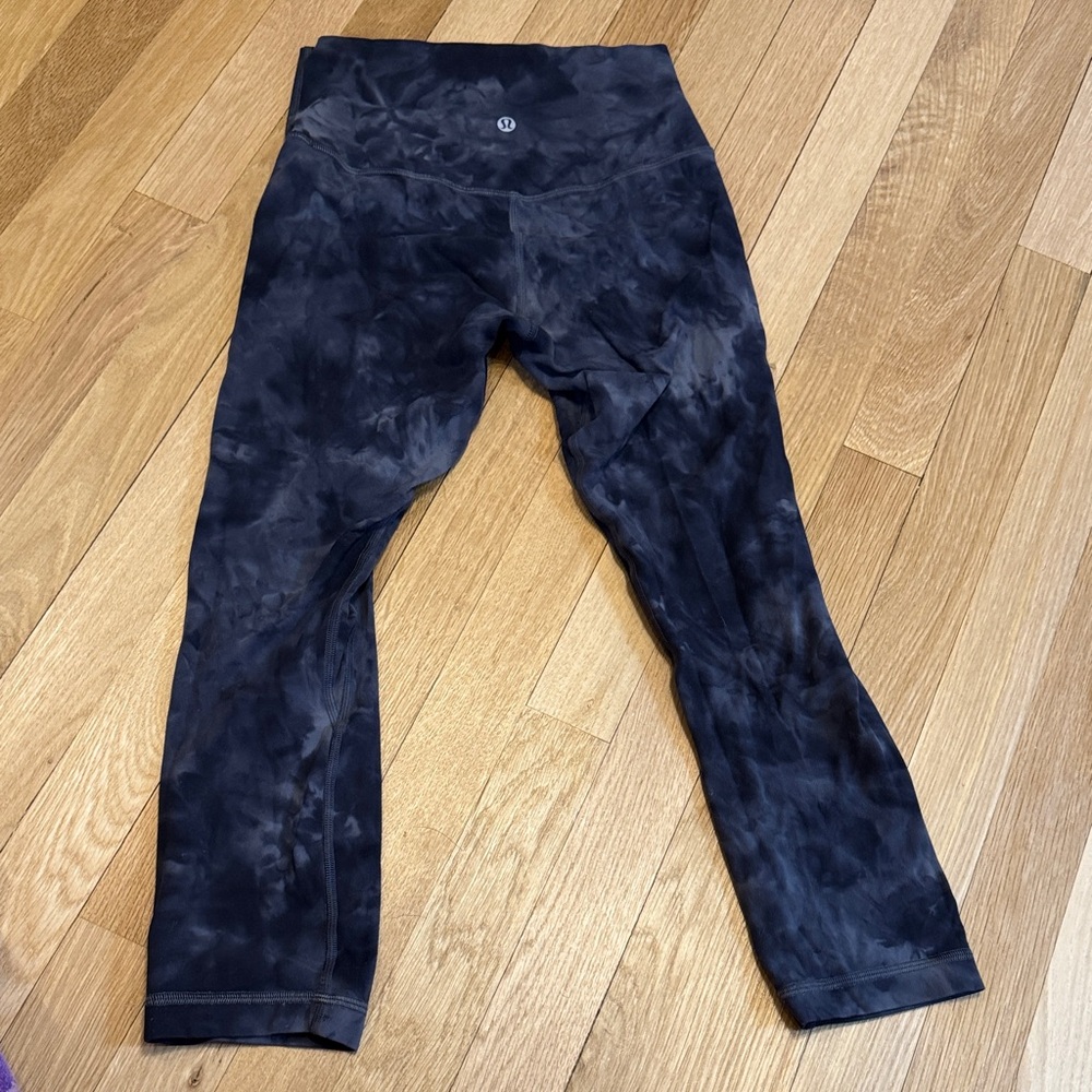 Lululemon Black Tie-Dye Leggings